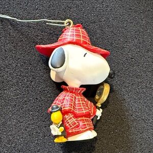 The Detective 2000 Hallmark Peanuts Spotlight on Snoopy Ornament Collection